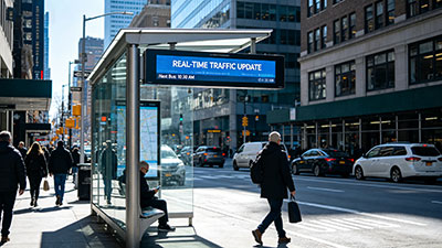 Industrial Stretched Bar Display